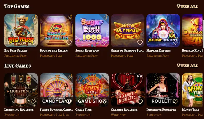 PlayJonny Casino games