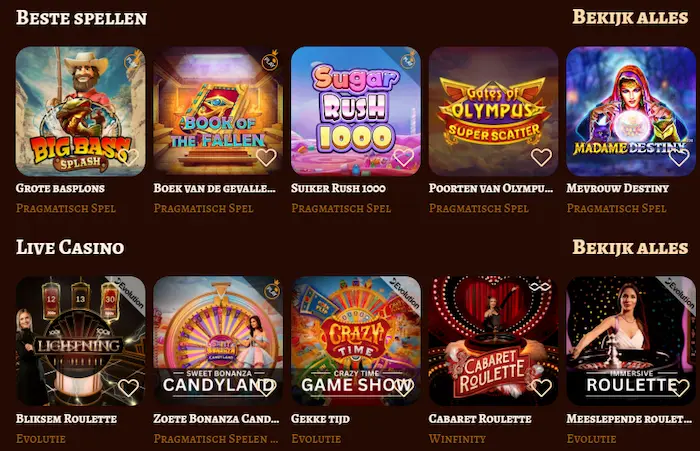 PlayJonny Casino games