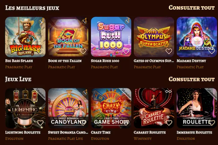 PlayJonny Casino games